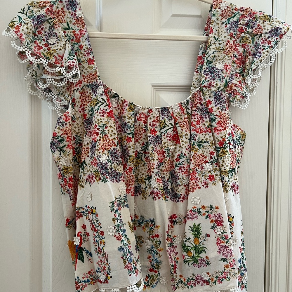 FARM Rio Multicolor Floral Blouse